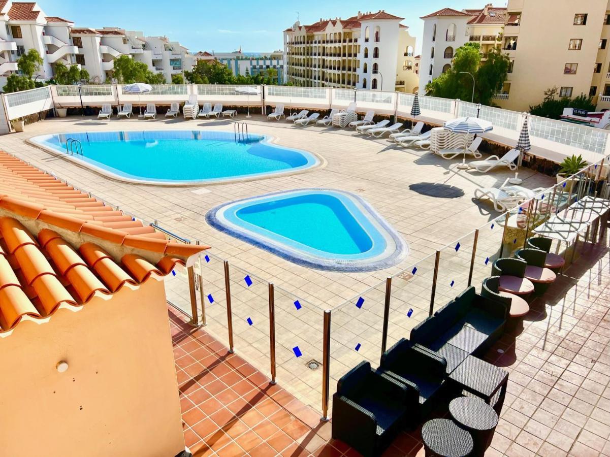!!! Relaxing View, The Heights Apartment With Terrace And Heated Pools, Los Cristianos 洛斯克里斯蒂亚诺斯 外观 照片