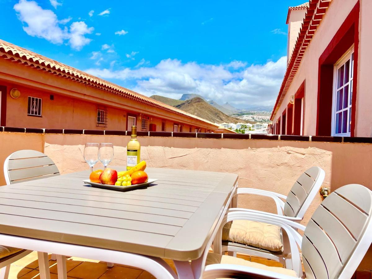 !!! Relaxing View, The Heights Apartment With Terrace And Heated Pools, Los Cristianos 洛斯克里斯蒂亚诺斯 外观 照片