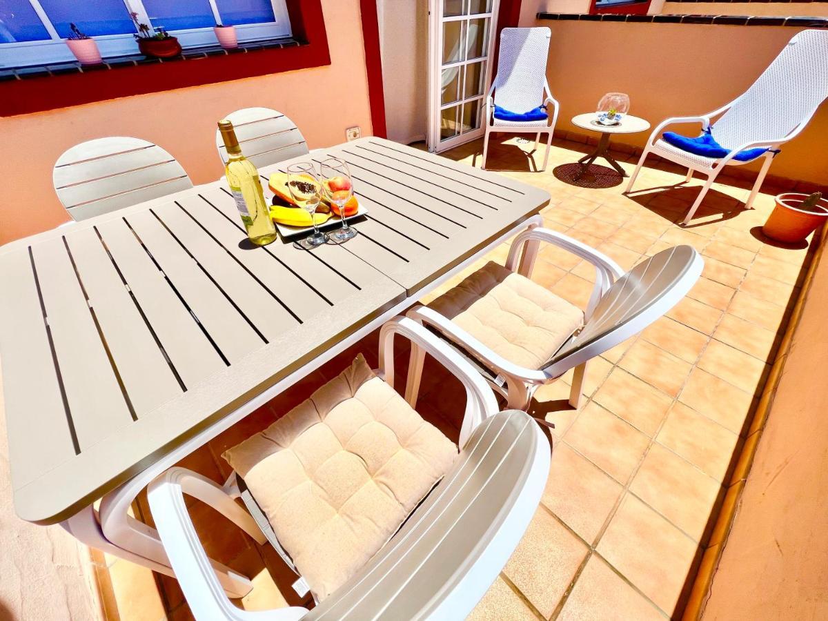 !!! Relaxing View, The Heights Apartment With Terrace And Heated Pools, Los Cristianos 洛斯克里斯蒂亚诺斯 外观 照片