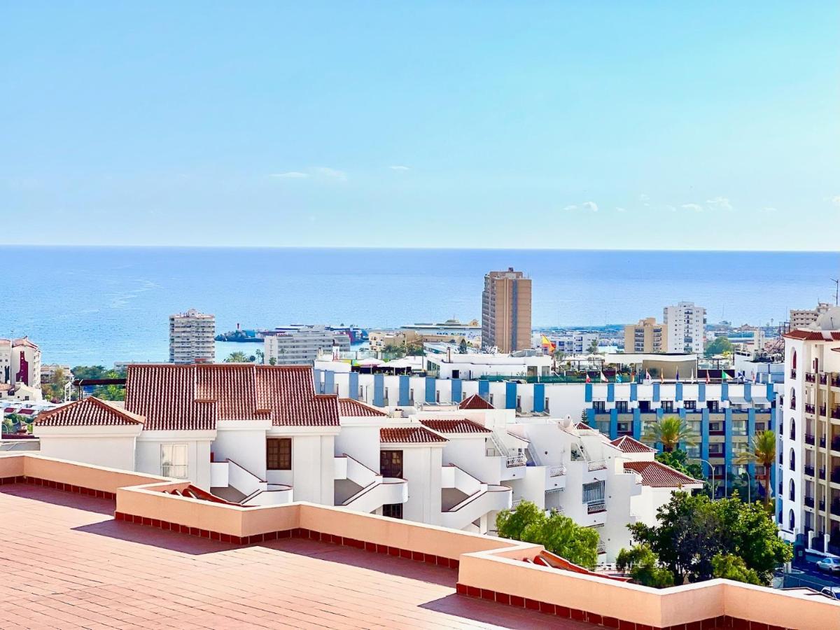 !!! Relaxing View, The Heights Apartment With Terrace And Heated Pools, Los Cristianos 洛斯克里斯蒂亚诺斯 外观 照片