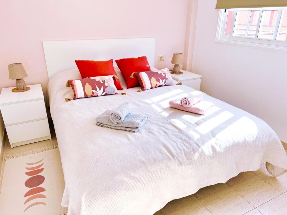 !!! Relaxing View, The Heights Apartment With Terrace And Heated Pools, Los Cristianos 洛斯克里斯蒂亚诺斯 外观 照片